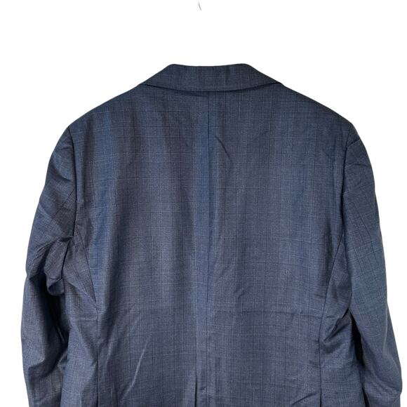 Galaxy Suggello Men’s 100% Wool 2 Button Blazer Navy Blue Size 48B Made in Korea - Picture 6 of 13